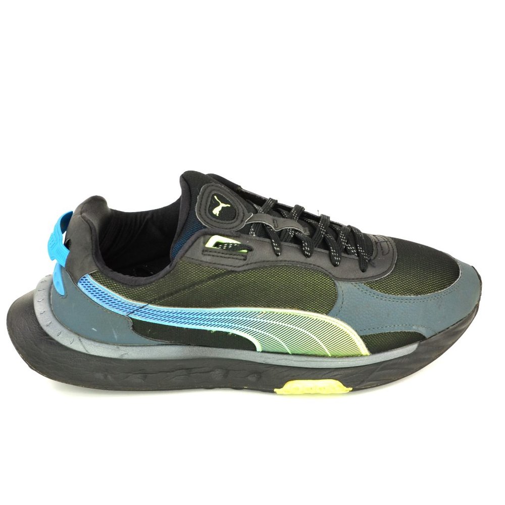 Puma Wild Rider Ls Men's Size 13 Black Athletic Running Sneakers 385503-01